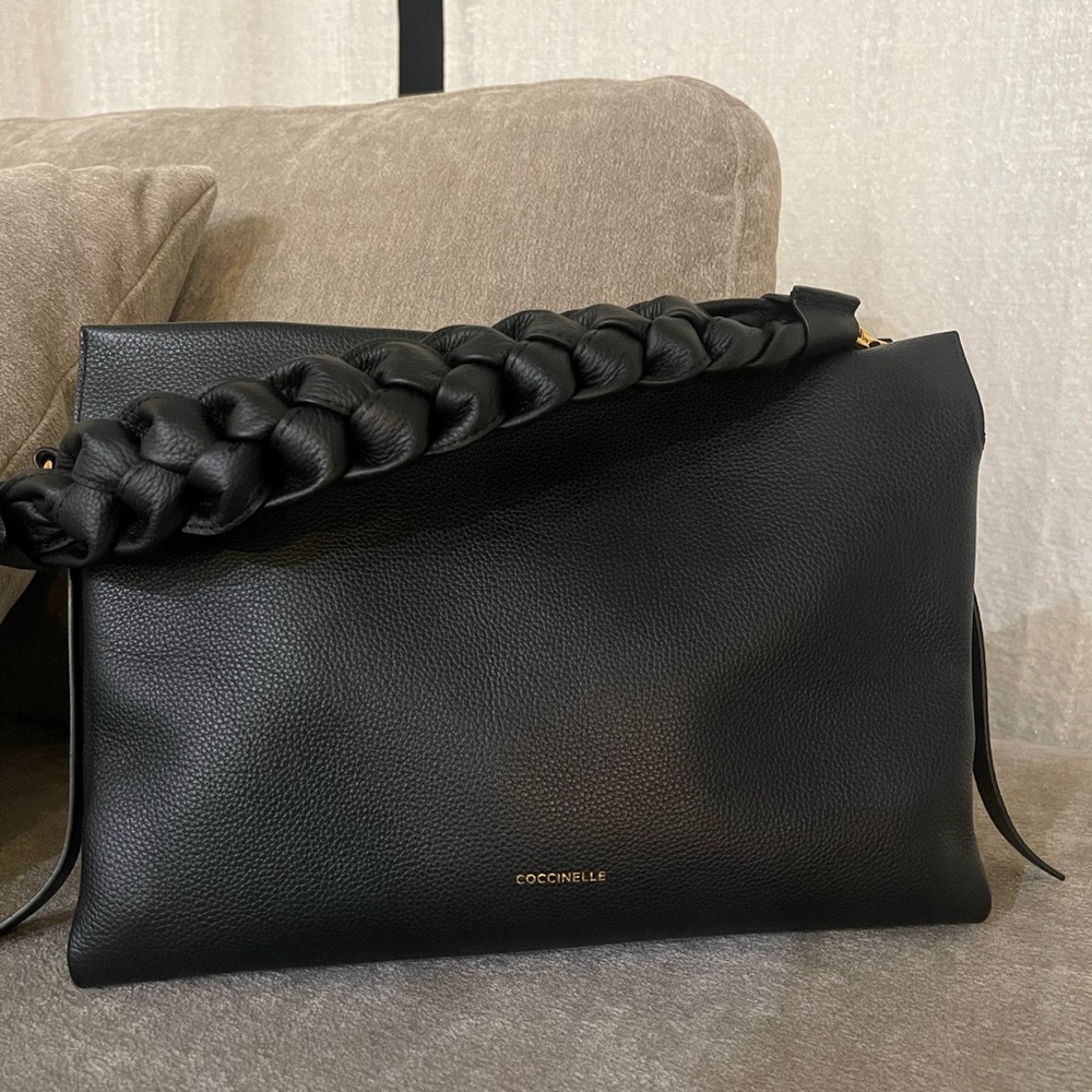Coccinelle Boheme Black Leather Bag